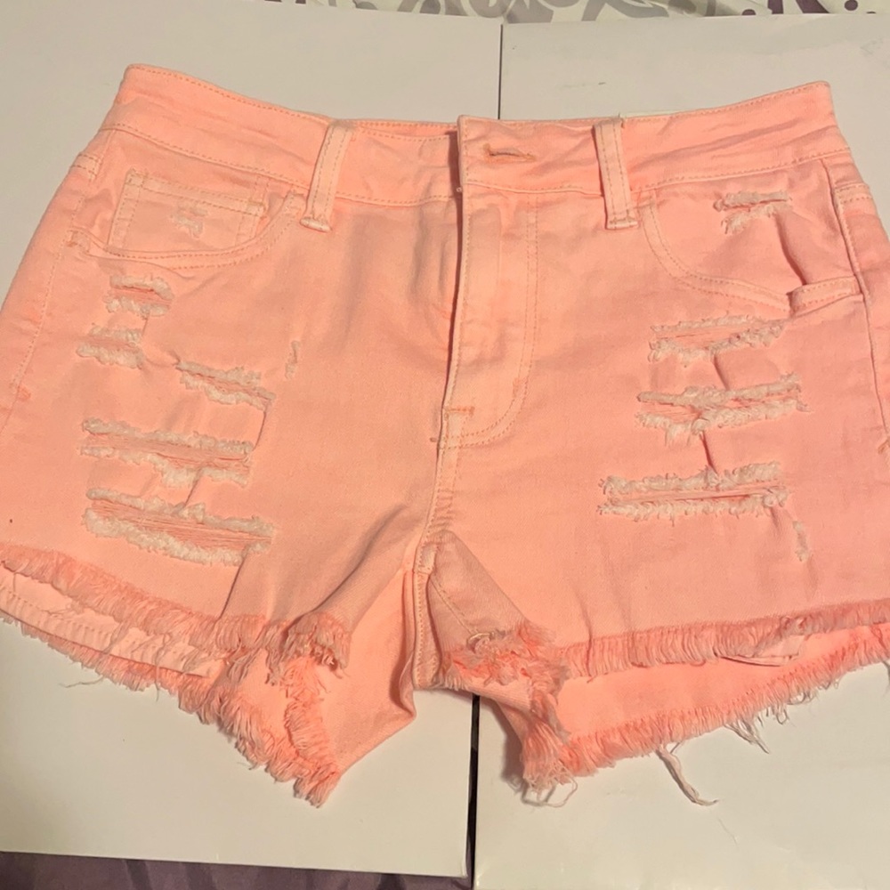 American Eagle High Rise Denim Shorts (Size 4)